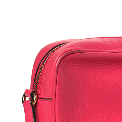 Gucci Pebbled Calfskin Small Soho Disco Bag Fuchsia 12 of 12