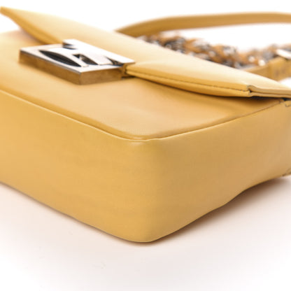 Fendi Nappa Mini Be Baguette Shoulder Bag Yellow 9 of 10