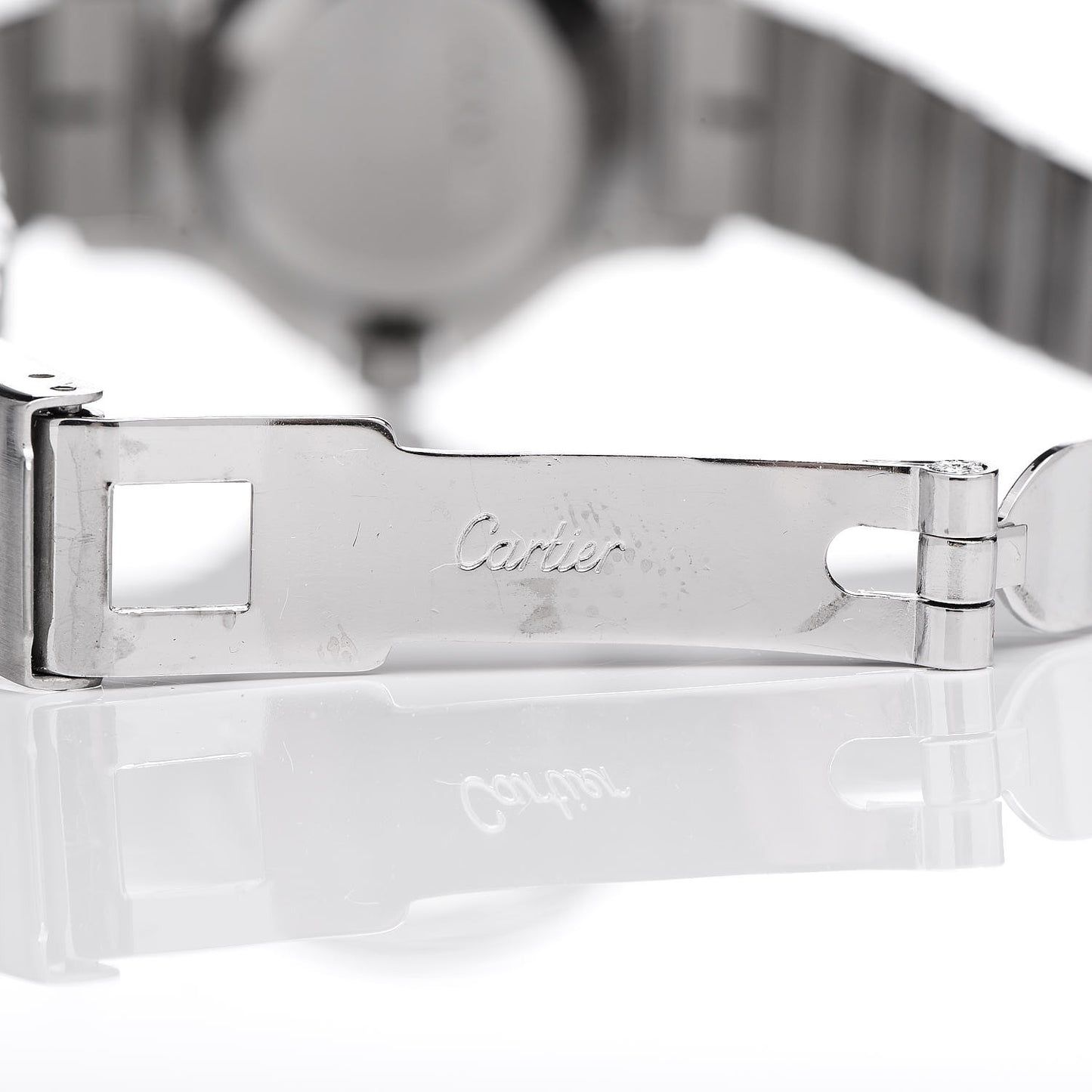 Stainless Steel 25mm Santos Octagon Automatic Watch