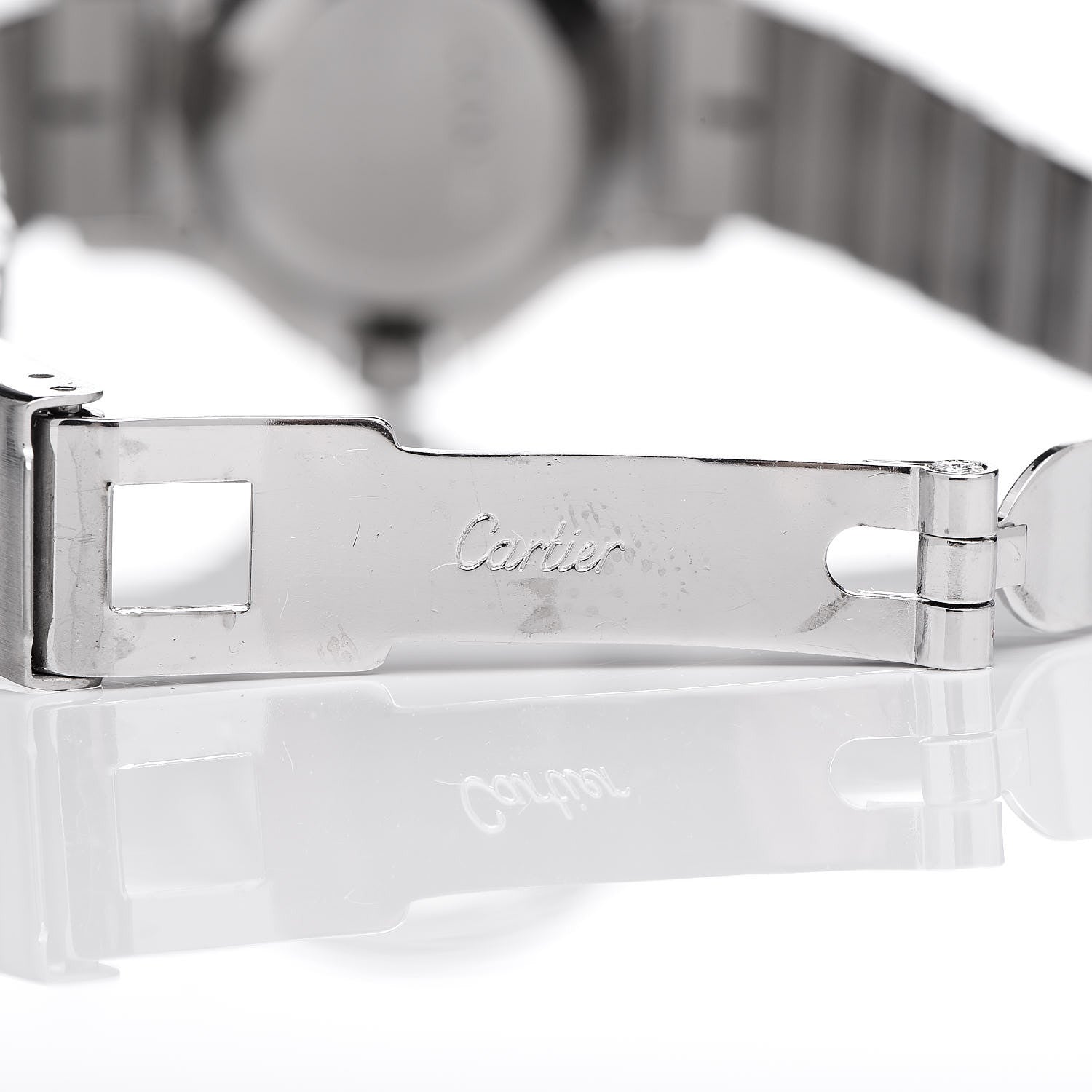 Cartier Stainless Steel 25mm Santos Octagon Automatic Watch 6 of 7