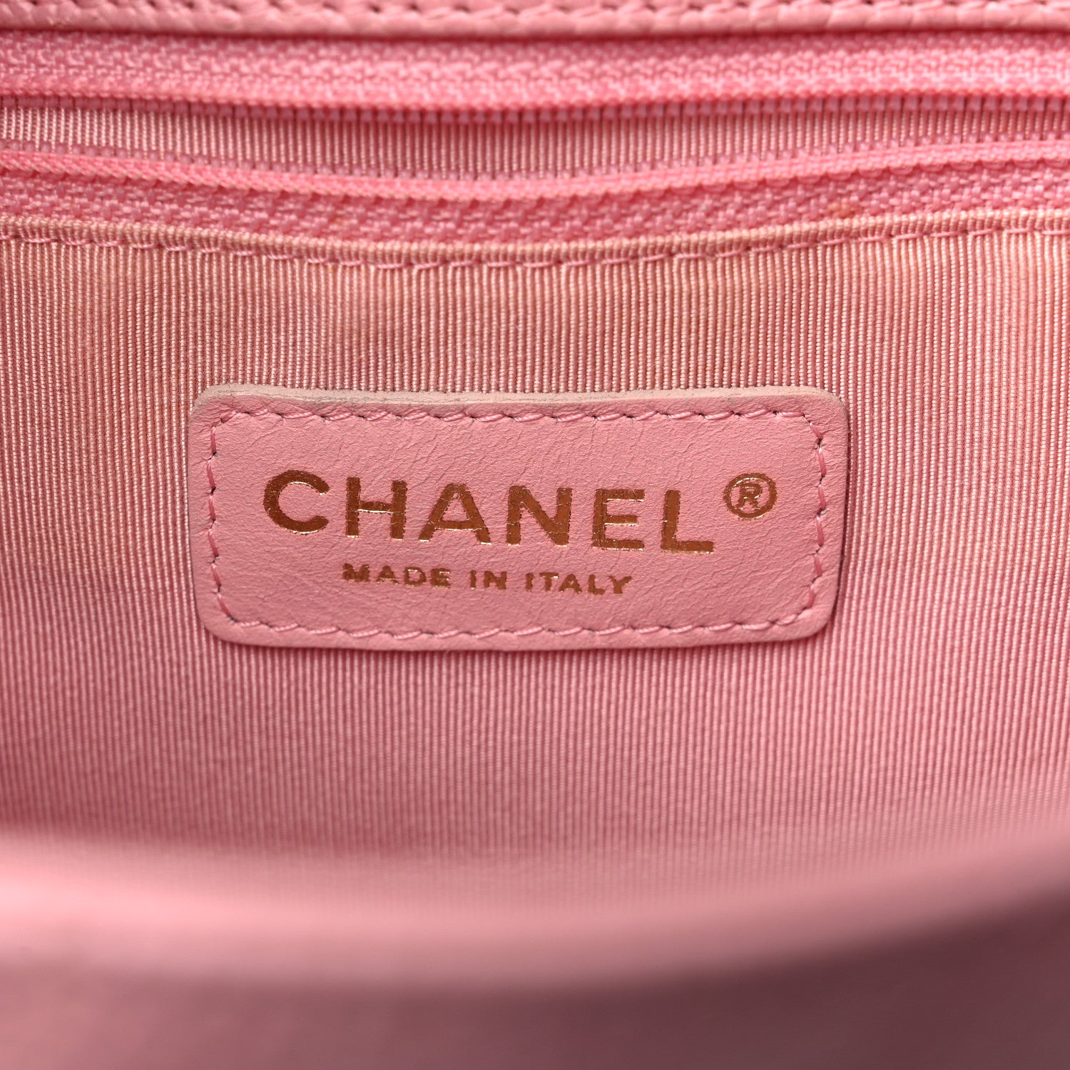 Chanel Caviar Quilted Petit Shopping Tote PST Pink 6 of 10