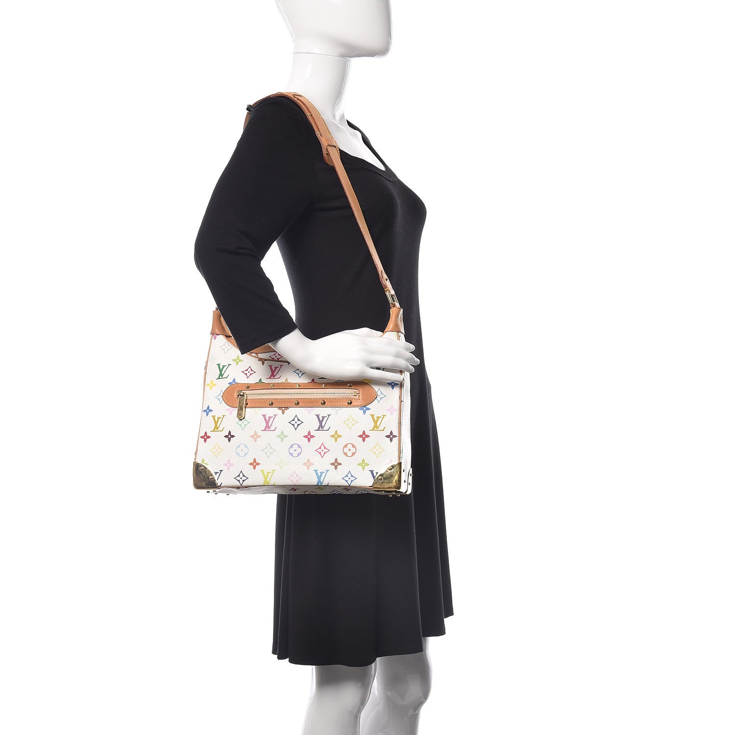 Louis Vuitton Monogram Multicolor Boulogne White 1 of 13
