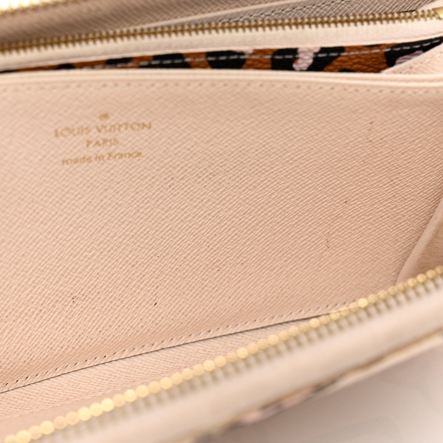 Louis Vuitton Monogram Giant Wild At Heart Zippy Wallet Creme 7 of 12