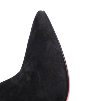 Christian Louboutin Veau Velours Eloise Booty 85 Ankle Boots 41 Black 13 of 23