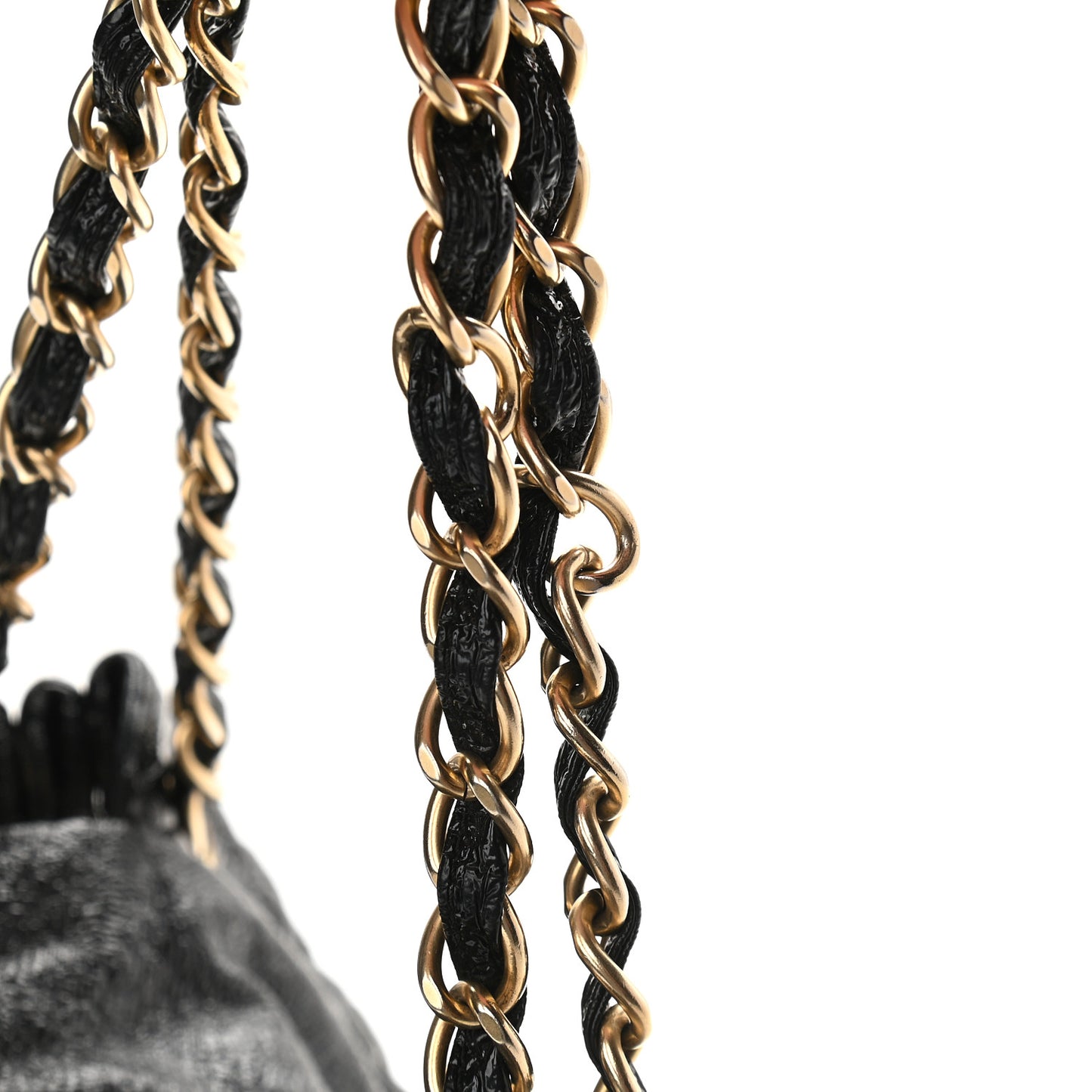 Vinyl XL Rock and Chain Flap Black