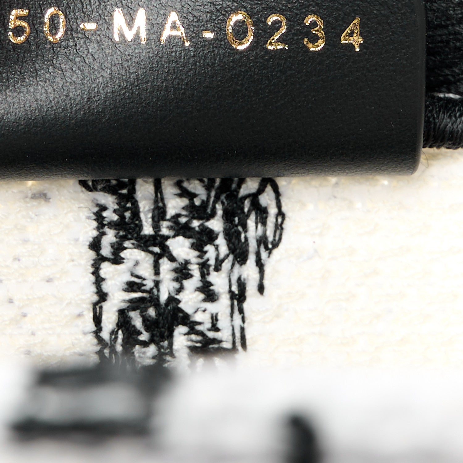 Christian Dior Canvas Embroidered Medium Paris Book Tote White Black 7 of 10