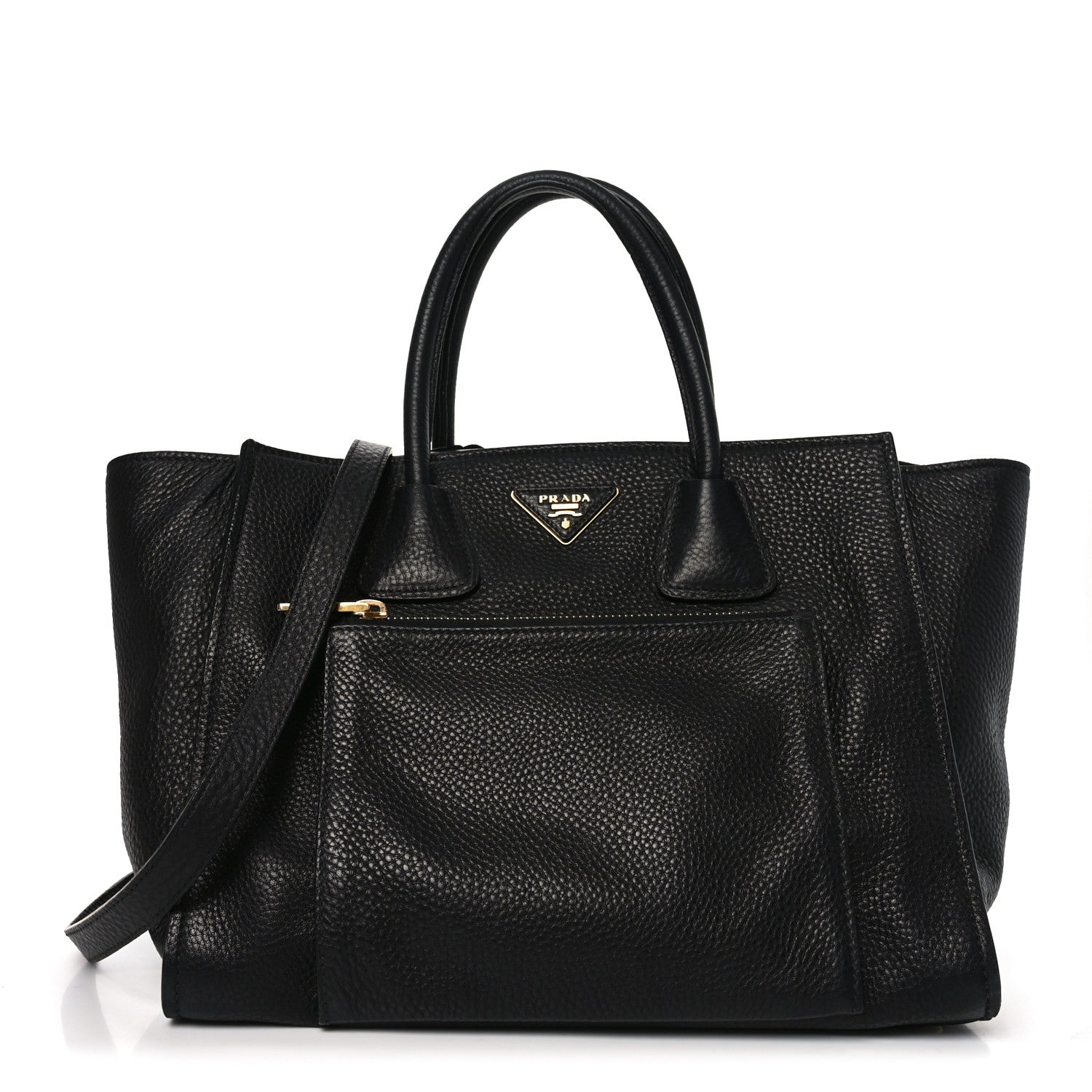 Prada Vitello Phenix Shopping Tote Black 1 of 16