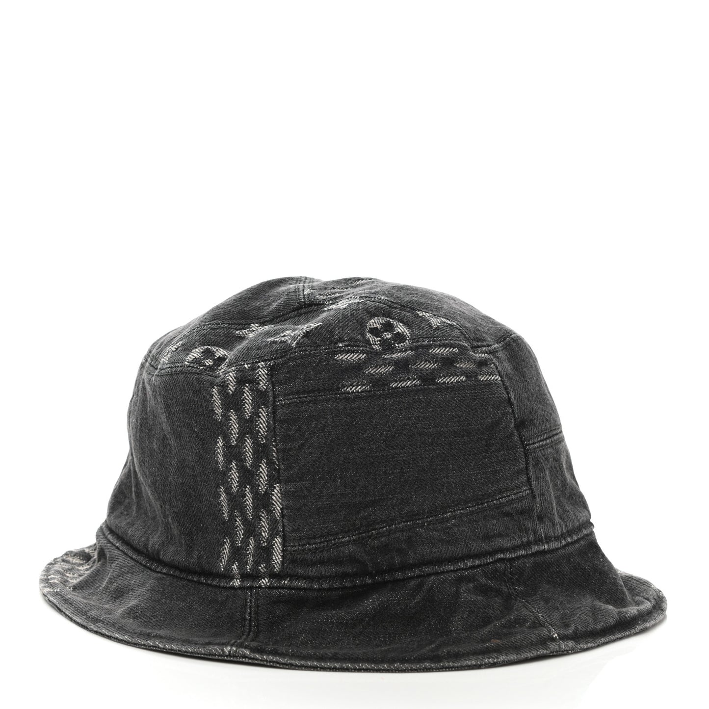 x NIGO Monogram Giant Denim Giant Damier Wave Sun Hat Gray