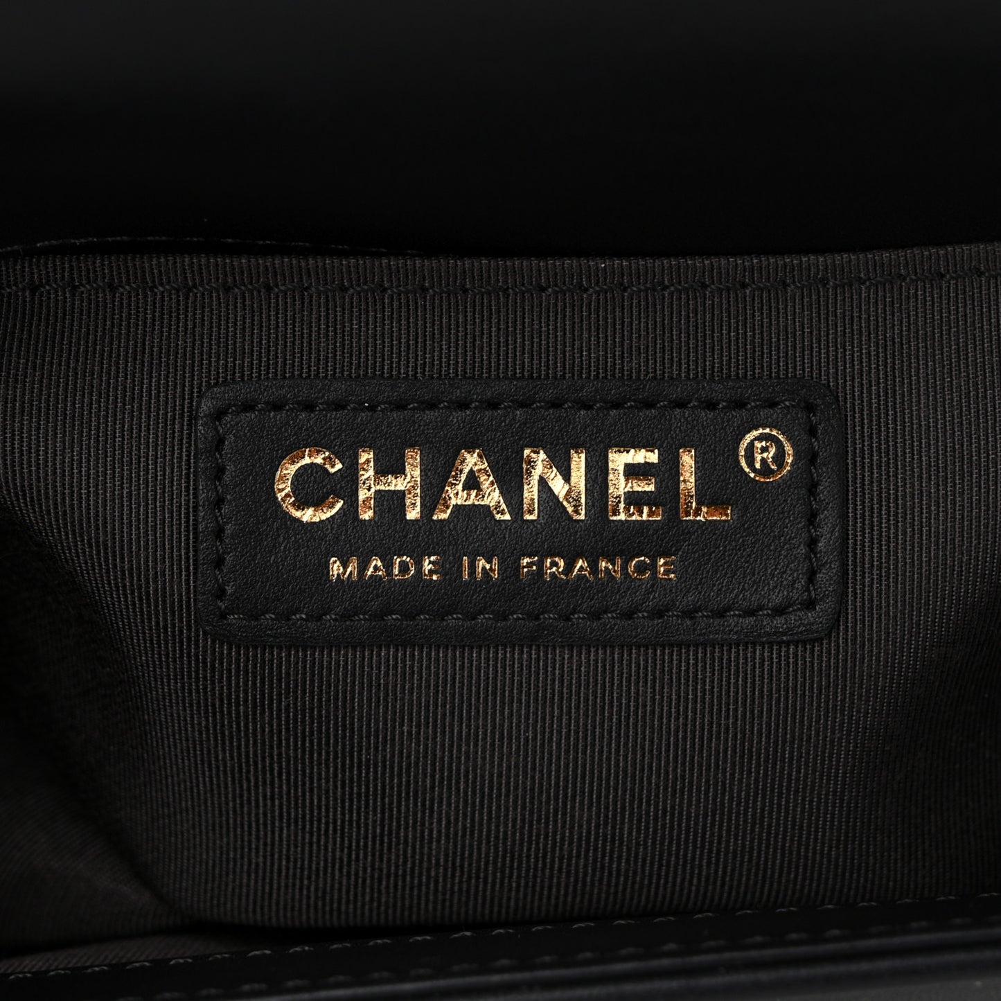 Calfskin Quilted Small Boy Flap Dark Grey