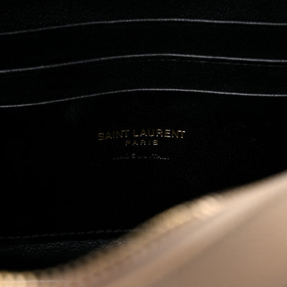Saint Laurent Grain De Poudre Matelasse Monogram Mini Lou Camera Bag New Powder 6 of 9