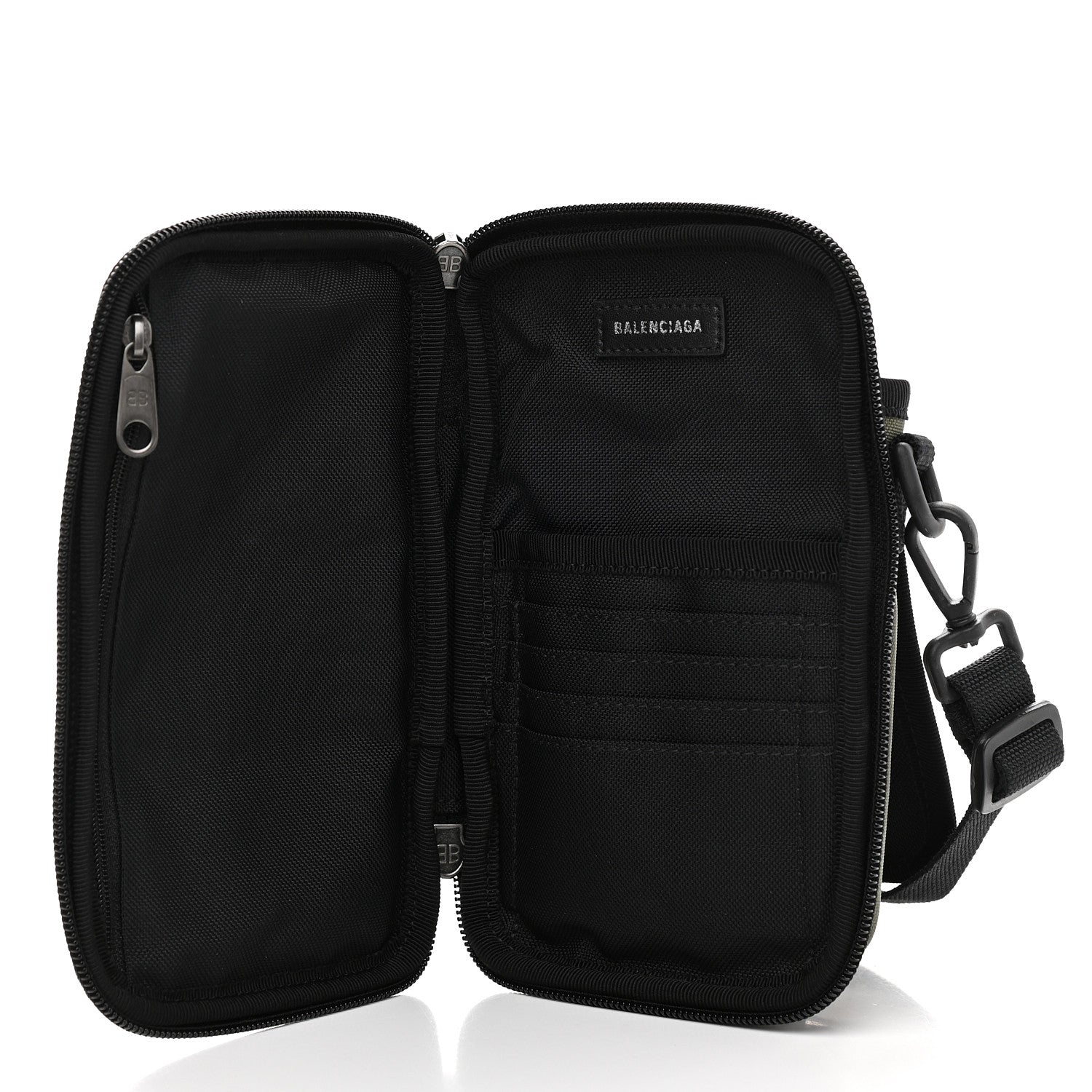 Balenciaga Nylon Explorer Crossbody Dark Green 5 of 9
