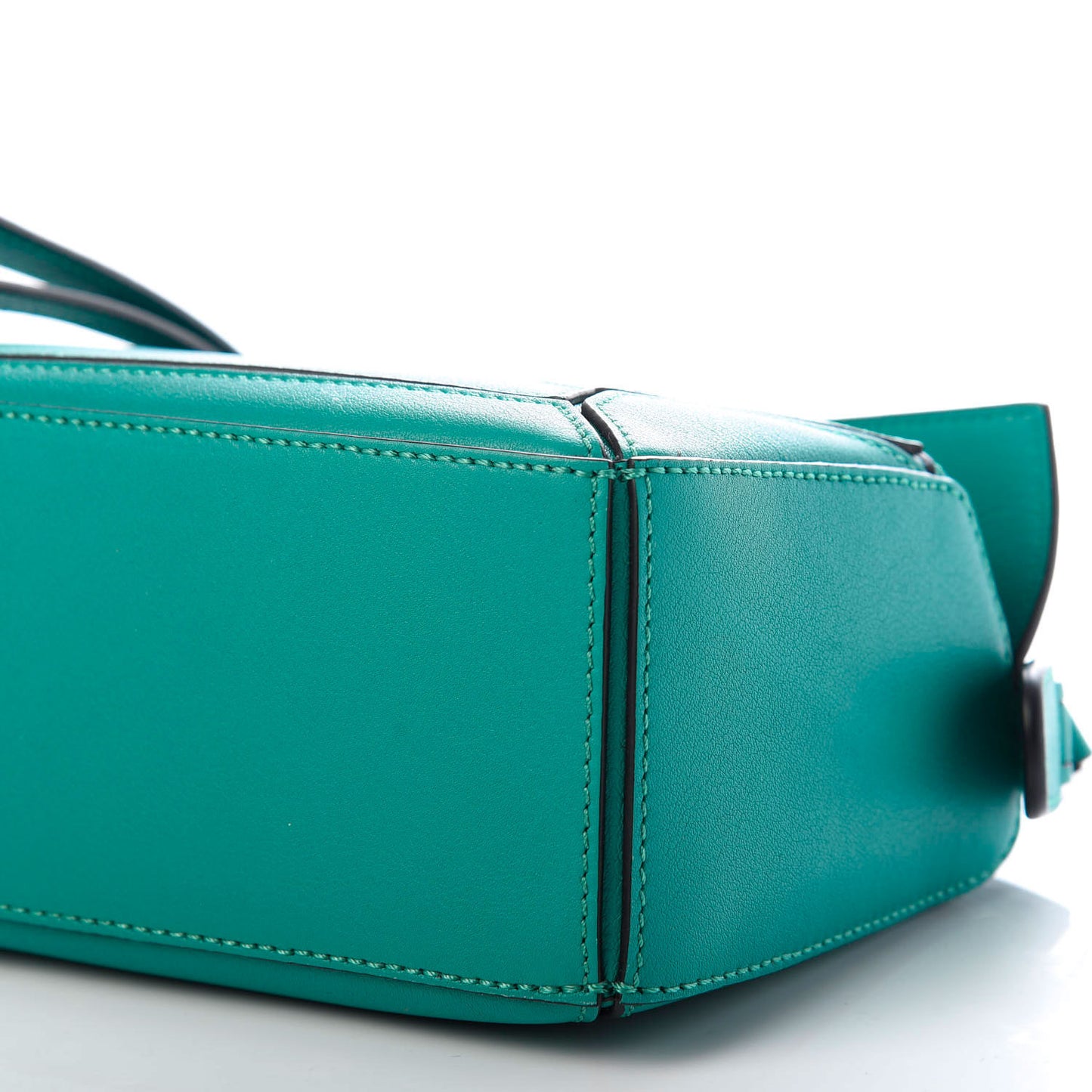 Calfskin Mini Puzzle Bag Emerald Green