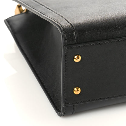 Gucci Calfskin Small Diana Tote Bag Black Yellow Fluo 8 of 9