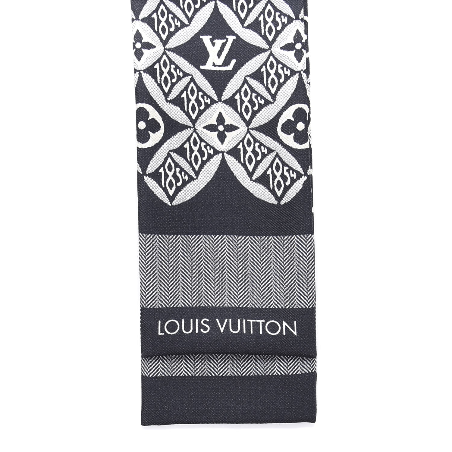 Louis Vuitton Silk Since 1854 Bandeau Black 3 of 4