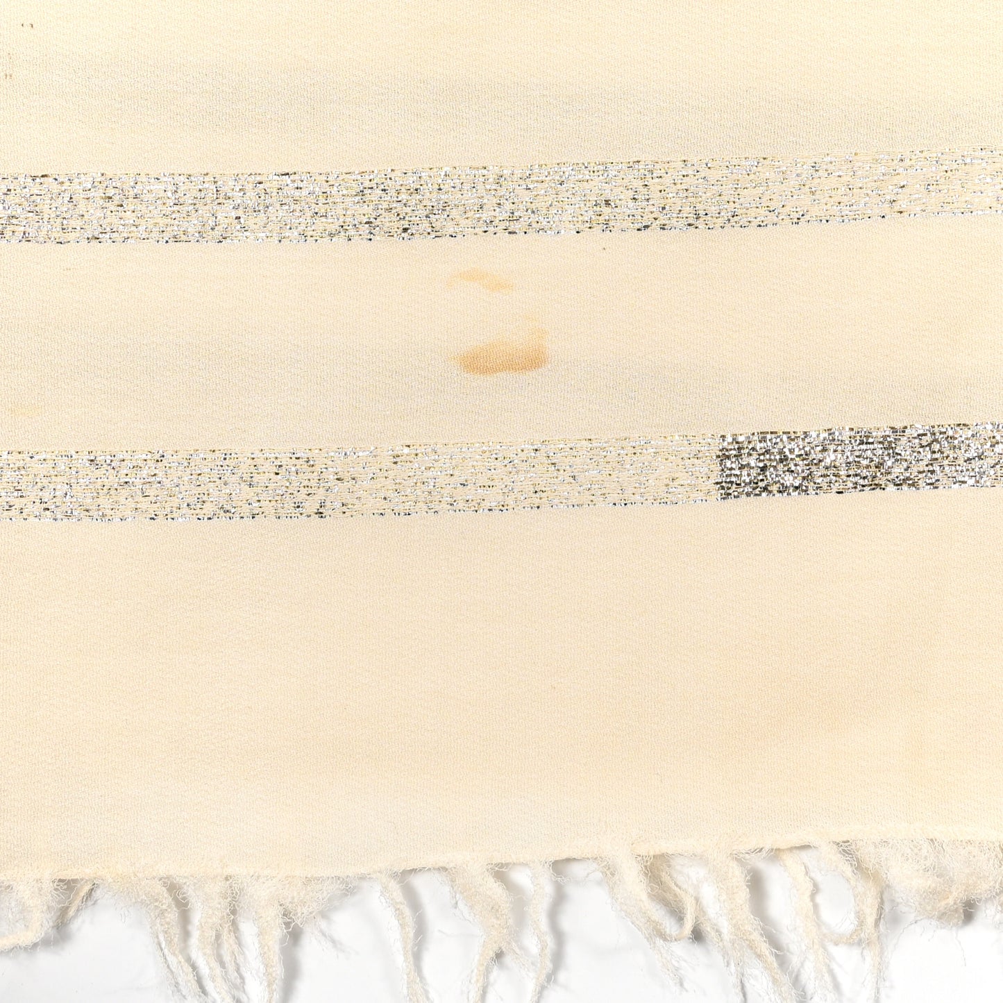 Cotton Silk Cheche H Scarf Ecru