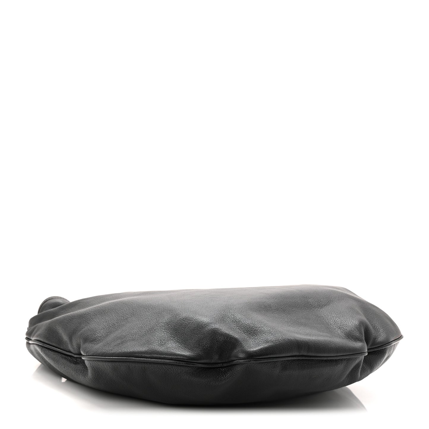 Calfskin Wave Hobo Black