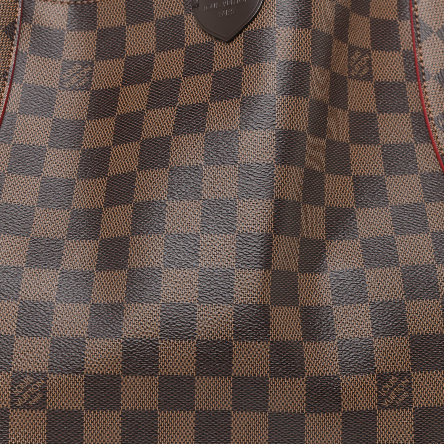 Louis Vuitton Damier Ebene Caissa Hobo Cherry 7 of 10