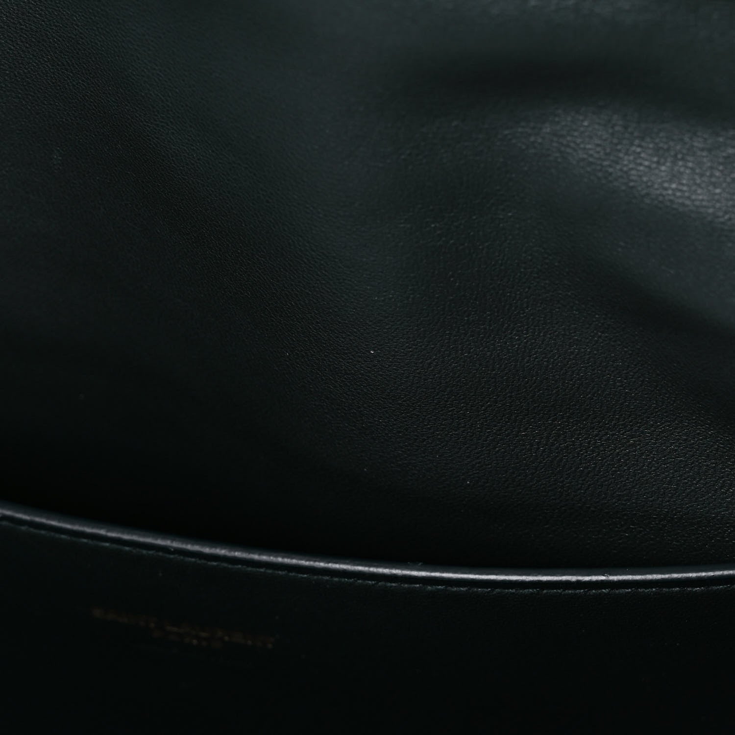 Saint Laurent Smooth Calfskin Suede Medium Reversible Monogram Kate Satchel Dark Forest 11 of 12