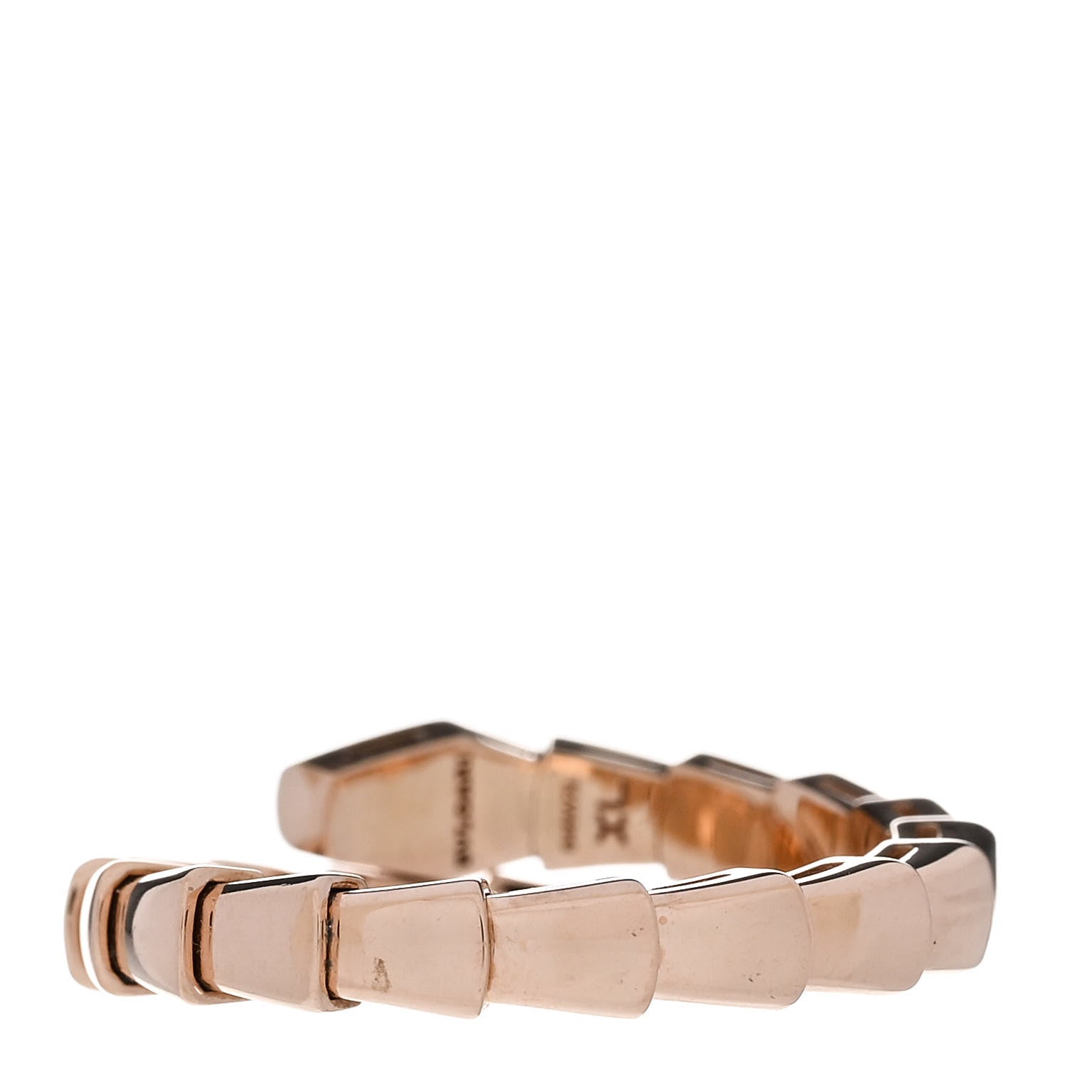 Bulgari 18K Rose Gold Serpenti Viper Ring XL 3 of 5