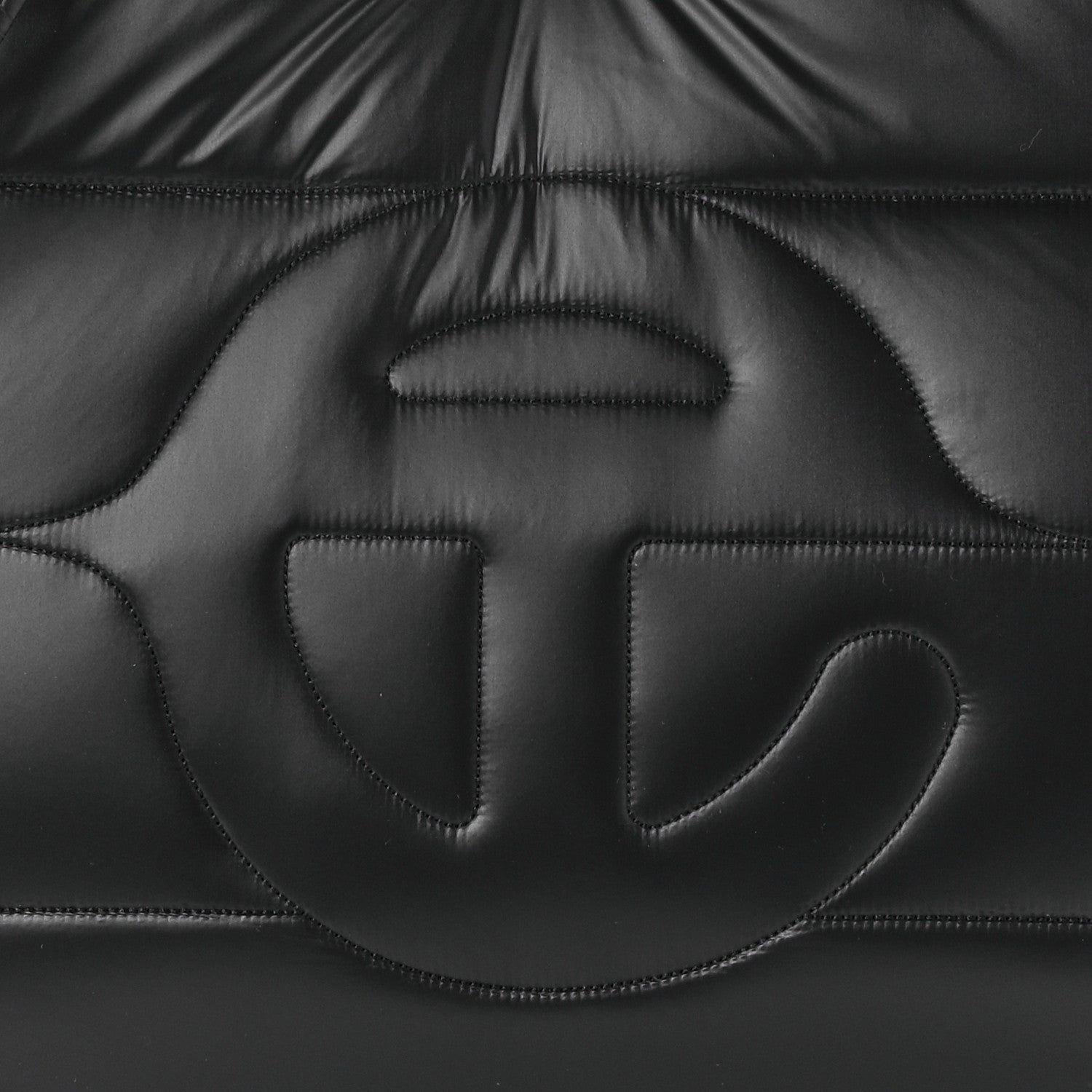 Telfar Nylon Medium Puff Shopping Bag Black 8 of 10