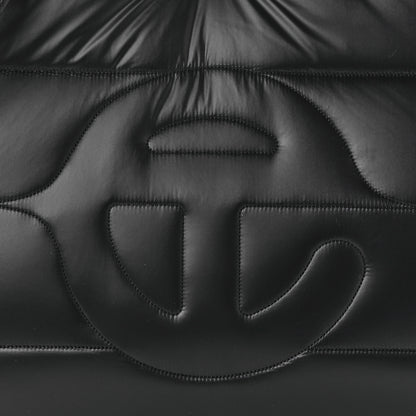 Telfar Nylon Medium Puff Shopping Bag Black 8 of 10