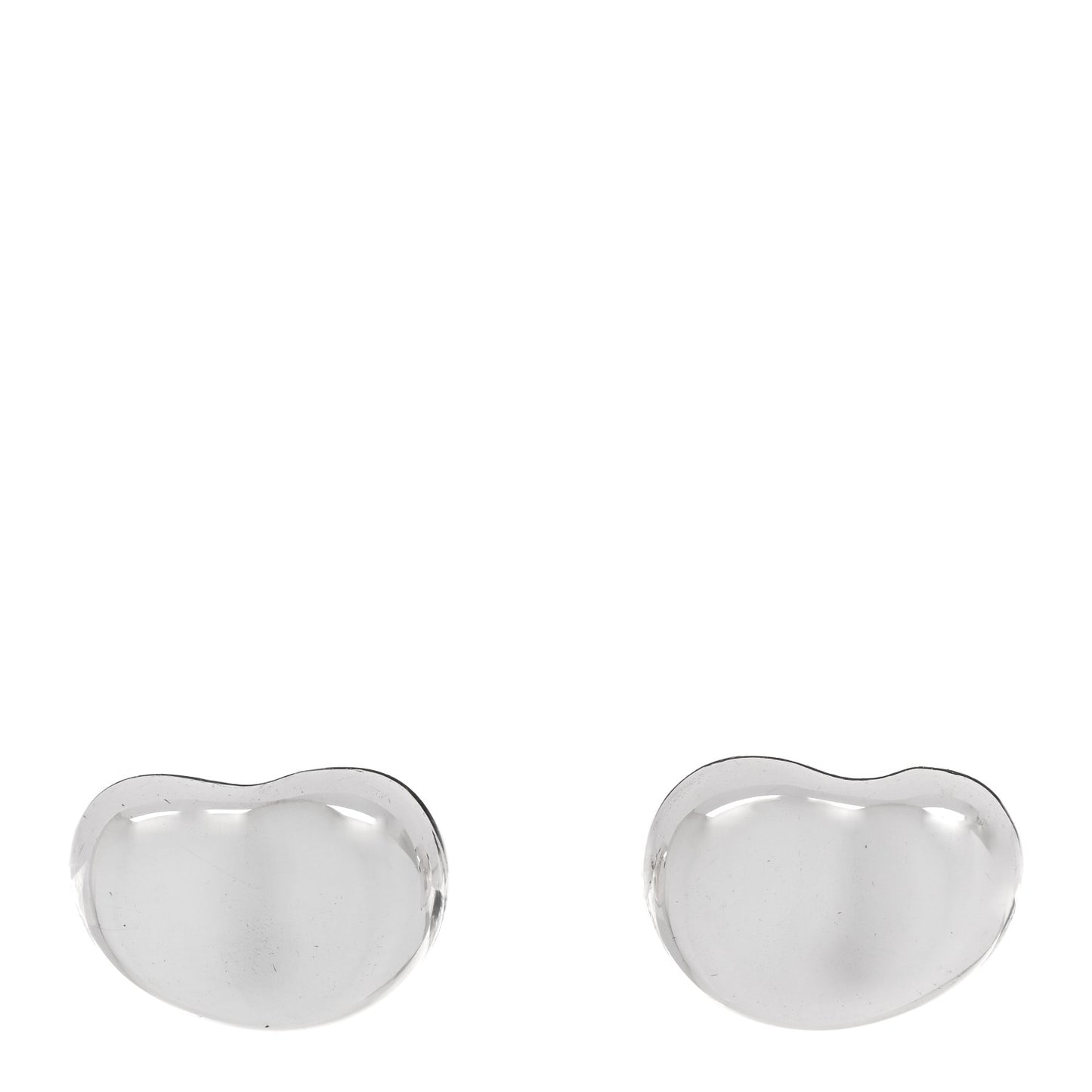 Sterling Silver 11mm Elsa Peretti Bean Earrings