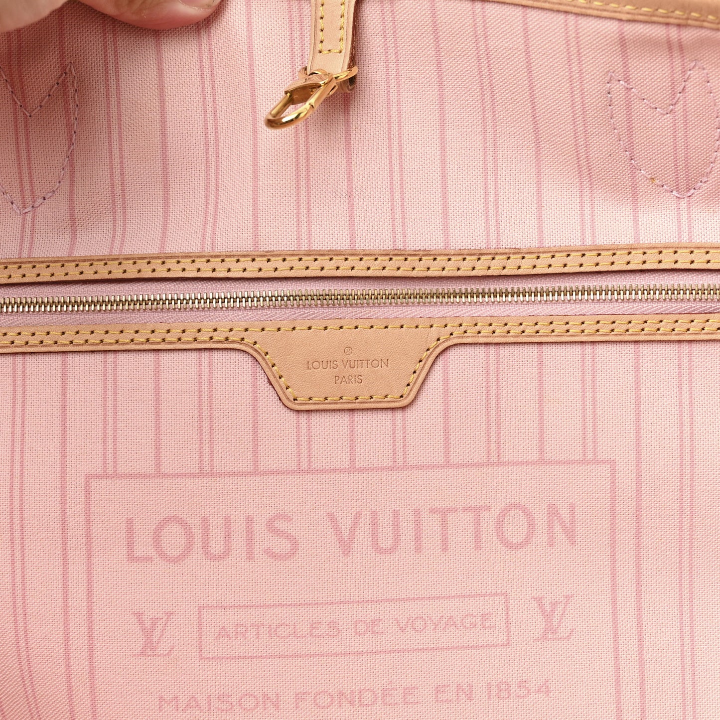 Damier Azur Neo Neverfull GM Rose Ballerine