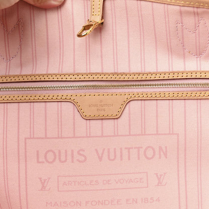 Louis Vuitton Damier Azur Neo Neverfull GM Rose Ballerine 7 of 12