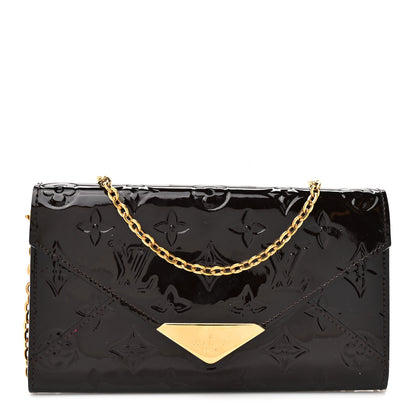Louis Vuitton Vernis Mira MV Chain Wallet Amarante 1 of 12