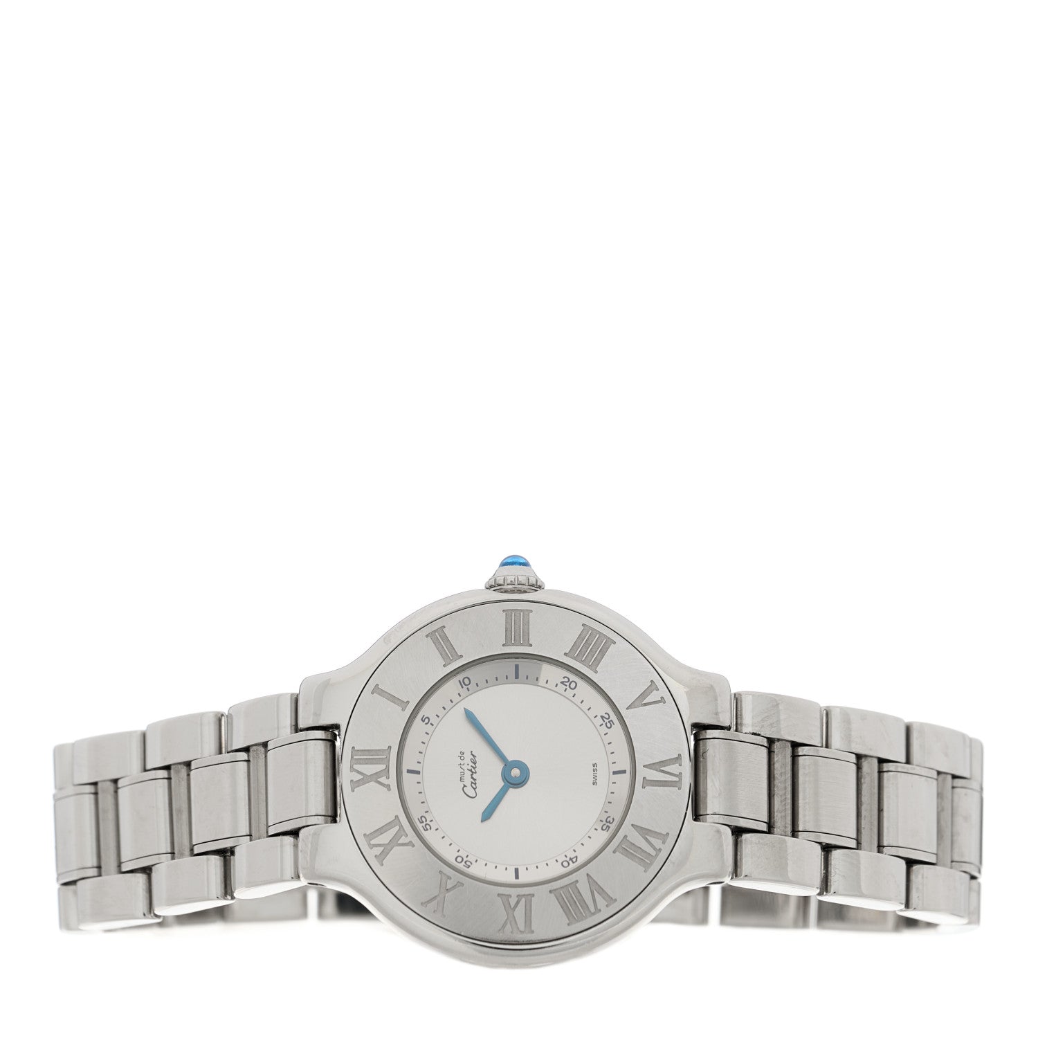 Cartier Stainless Steel 28mm Must De 21 Quartz Watch 2 of 4