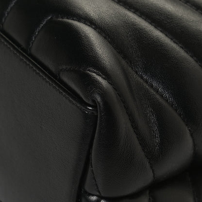 Saint Laurent Calfskin Y Quilted Monogram Small Loulou Chain Satchel Black 11 of 11