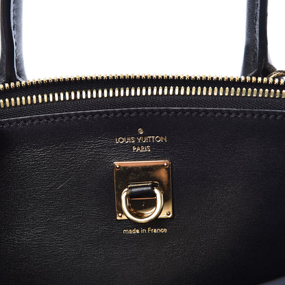 Louis Vuitton Calfskin City Steamer MM Black 6 of 12