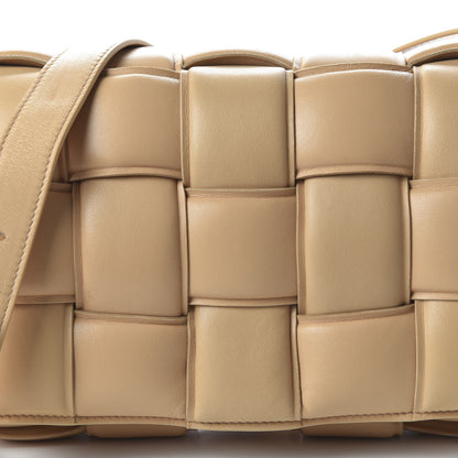 Bottega Veneta Nappa Maxi Intreccio Padded Cassette Crossbody Bag Almond 9 of 9