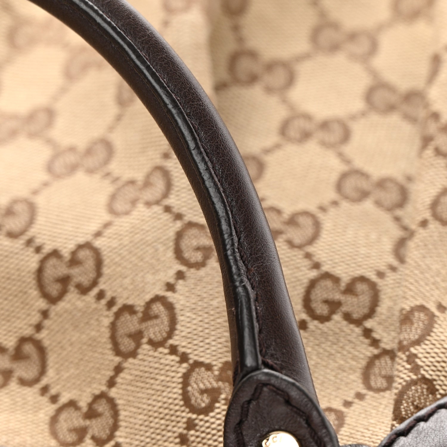 Gucci Monogram Medium Sukey Tote Dark Brown 13 of 14