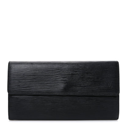 Louis Vuitton Epi Sarah Wallet Black 1 of 7