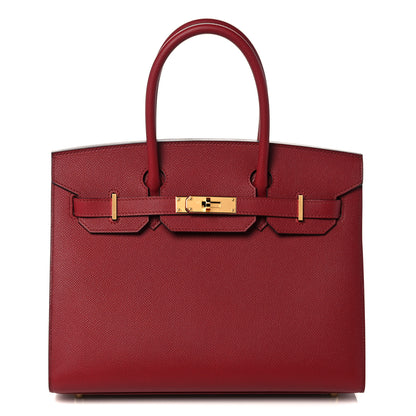 Hermes Epsom Birkin Sellier 30 Rouge Grenat 1 of 31