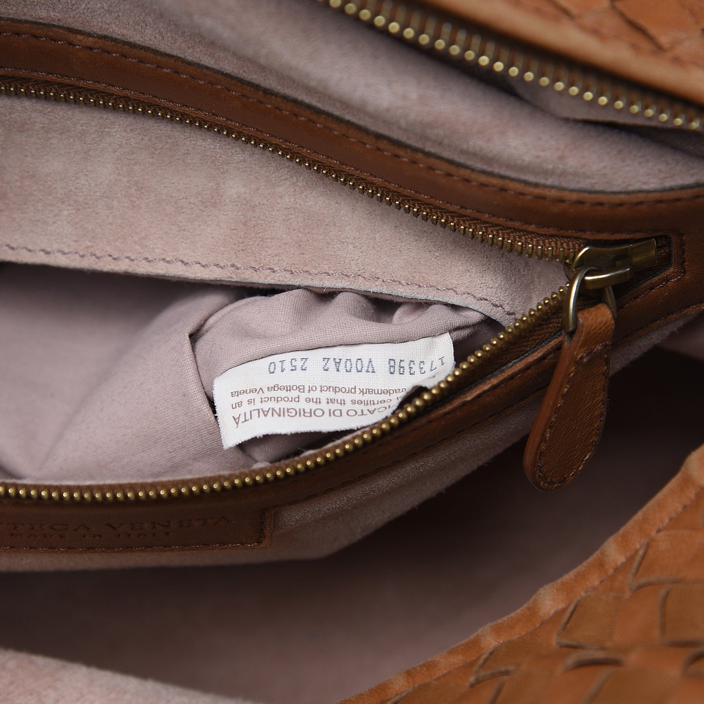 Nappa Intrecciato Montaigne Noce