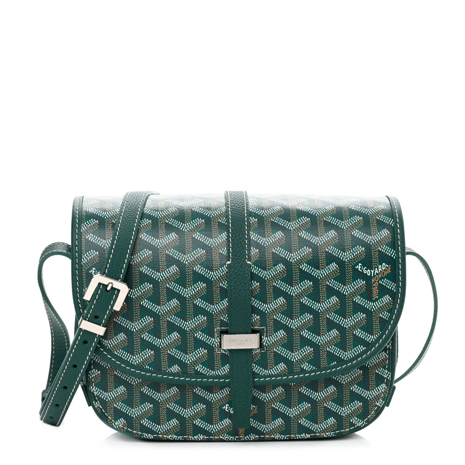 Goyard Goyardine Belvedere II PM Messenger Bag Green 1 of 8