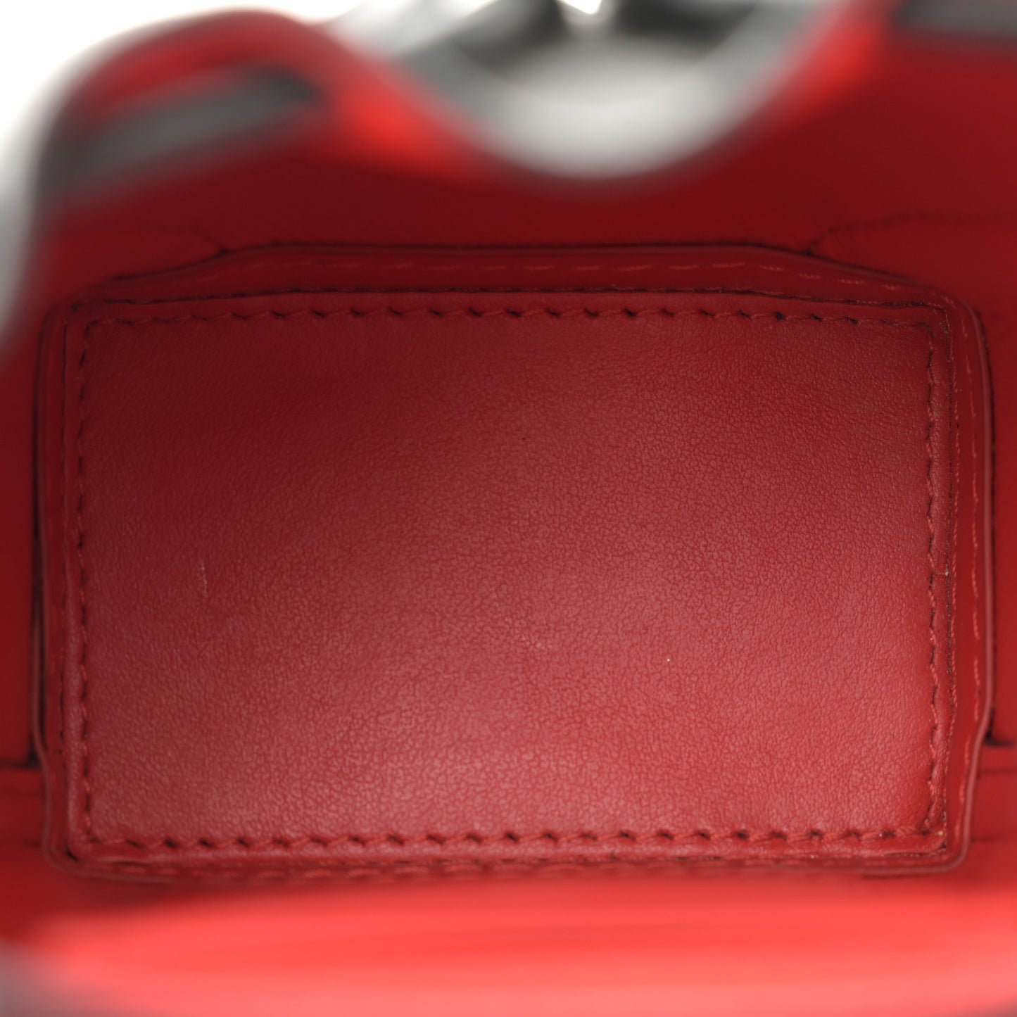 Calfskin Spiked Mini Explorafunk Keyring Bag Black