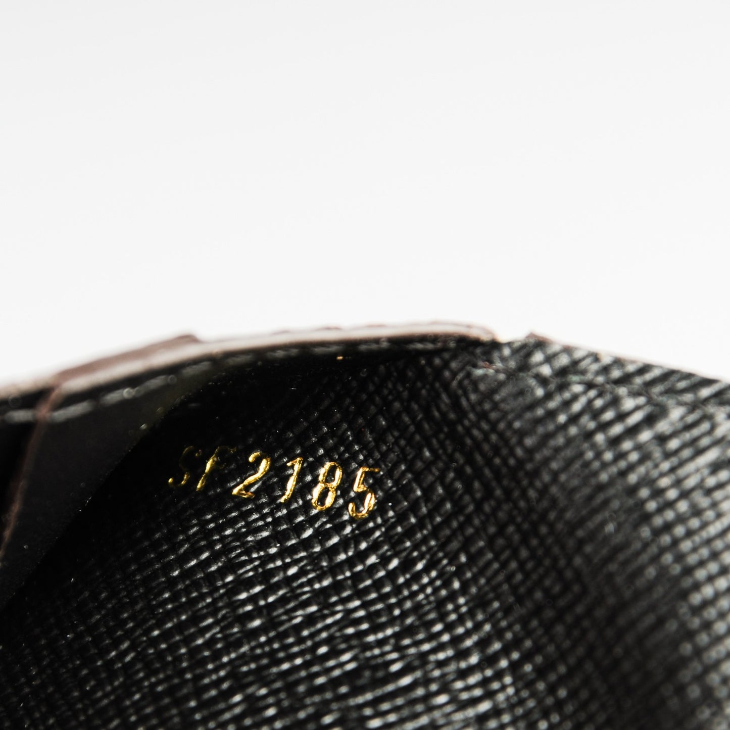 Monogram Triangle Wallet Black