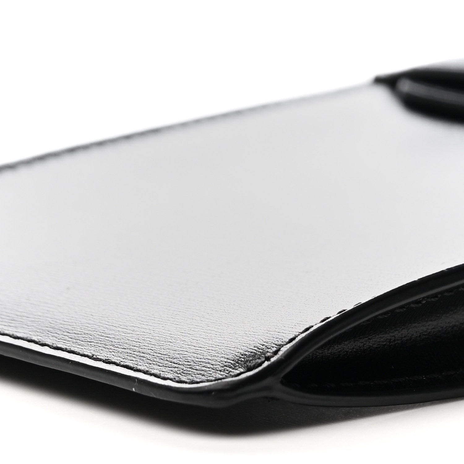 Celine Calfskin Phone Pouch With Flap Black 9 of 10