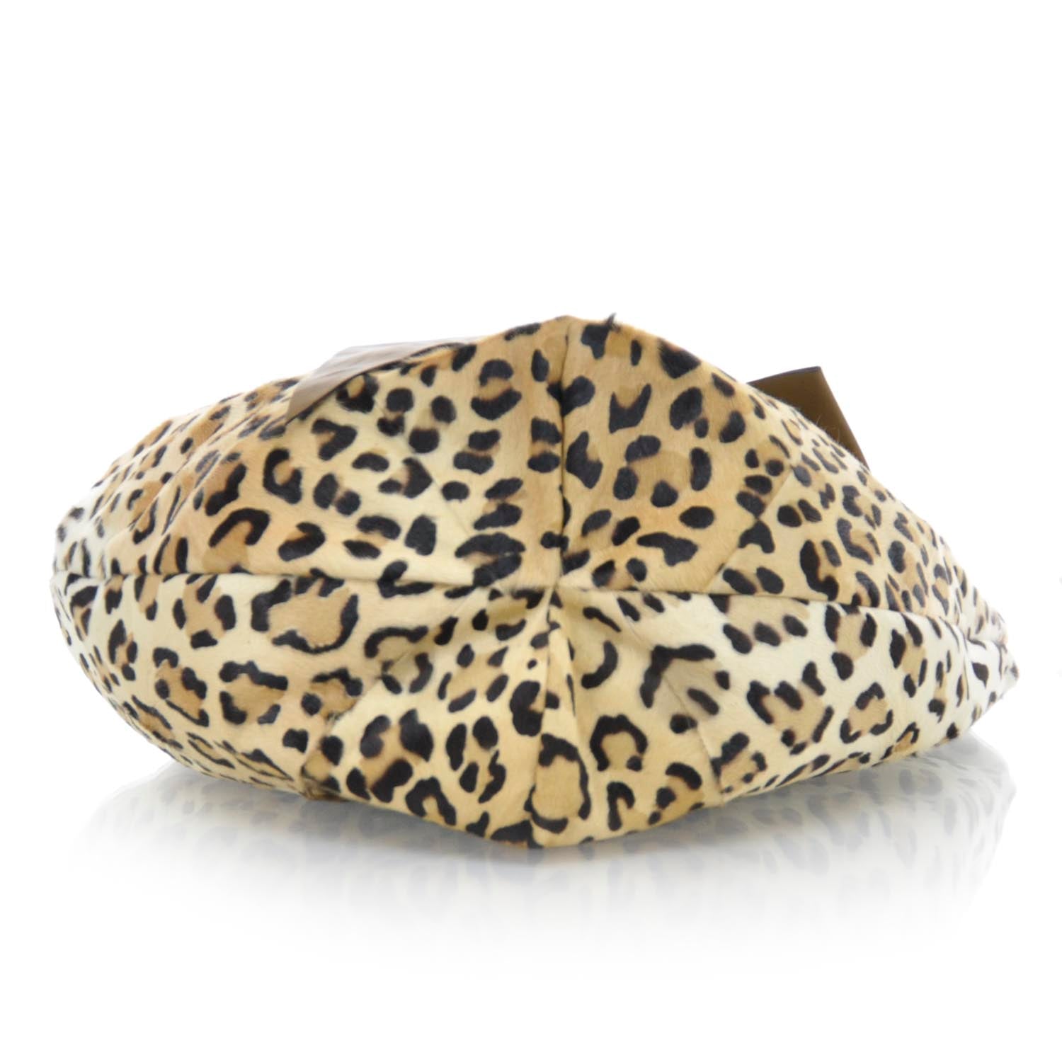 Valentino Garavani Goat Hair Leopard Print 360 Bow Hobo 6 of 10