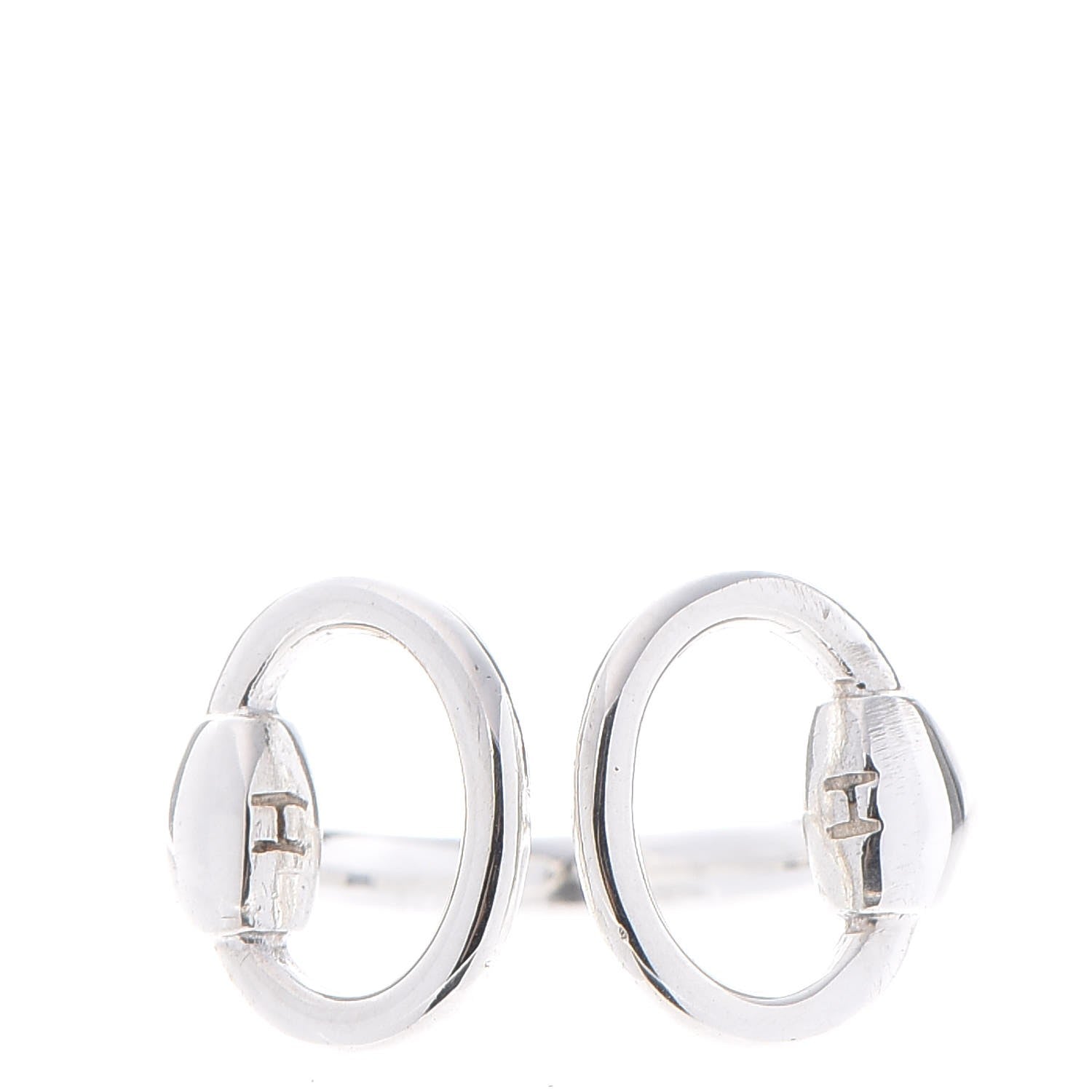 Hermes Sterling Silver GM Nausicaa Ring 52 6 1 of 5