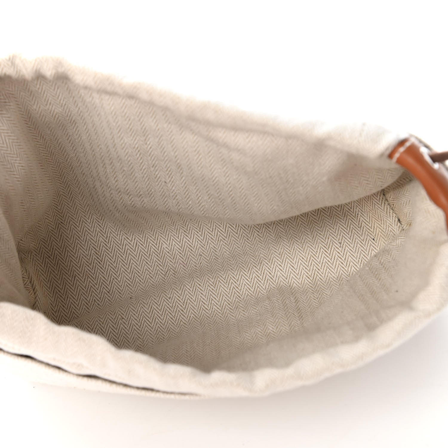 Hermes Canvas Barenia Fourbi 20 PM Pouch Naturel Fauve 5 of 10