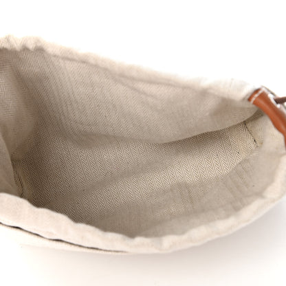 Hermes Canvas Barenia Fourbi 20 PM Pouch Naturel Fauve 5 of 10