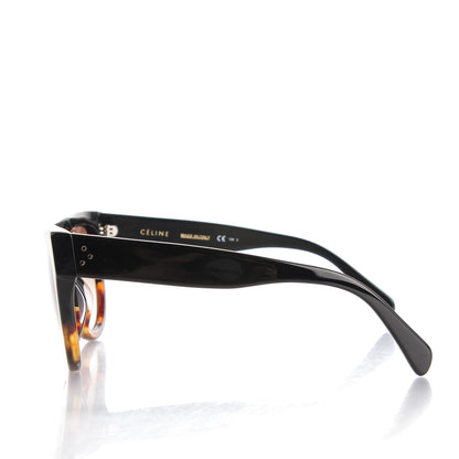 Celine Shadow Sunglasses CL 41026/S Black Havana 2 of 4