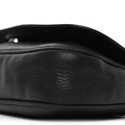Gucci Pebbled Calfskin Medium Soho Flap Crossbody Black 10 of 10
