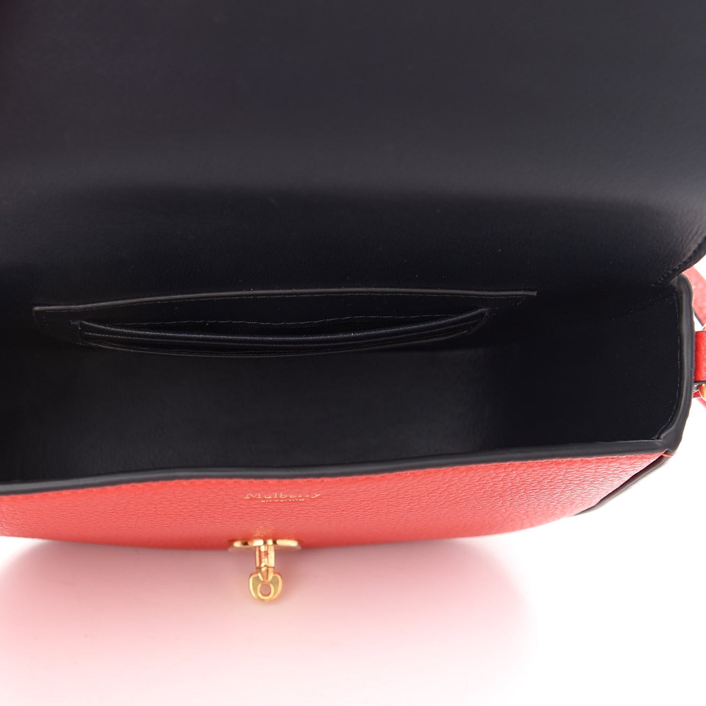 Classic Grained Calfskin Small Darley Satchel Lipstick Red