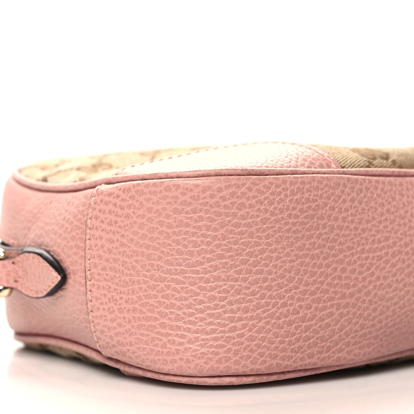 Monogram Mini Bree Messenger Bag Beige Soft Pink