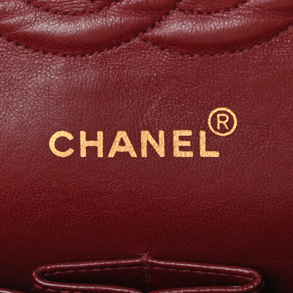 Chanel Lambskin Quilted Medium Double Flap Dark Brown 6 of 14